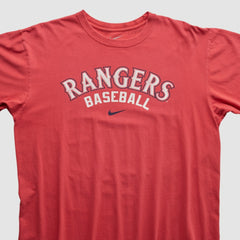 Texas Rangers Nike 2000s T-shirt - Red - L by Fanatics Real Vintage T-shirts