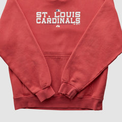 St. Louis Cardinals Majestic 2000s Hooded Pullover Sweatshirt - Red - XXS by Fanatics Real Vintage Pullover