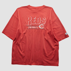 Cincinnati Reds Logo Athletic 90s T-shirt - Red - 3XL by Fanatics Real Vintage T-shirts
