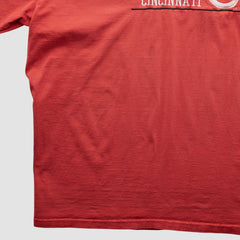 Cincinnati Reds Logo Athletic 90s T-shirt - Red - 3XL by Fanatics Real Vintage T-shirts