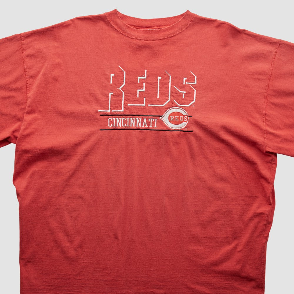 Cincinnati Reds Logo Athletic 90s T-shirt - Red - 3XL by Fanatics Real Vintage T-shirts