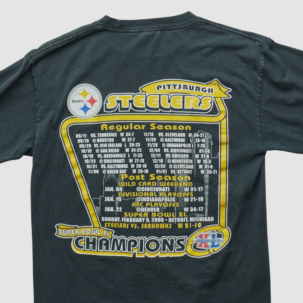 Pittsburgh Steelers Alstyle 2006 Long Sleeve T-shirt Black Vintage