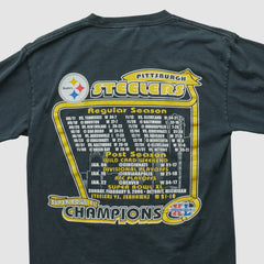 Pittsburgh Steelers Alstyle 2006 Long Sleeve T-shirt Black Vintage
