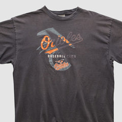 Baltimore Orioles Genuine Merchandise 2000s T-shirt - Charcoal - M by Fanatics Real Vintage T-shirts