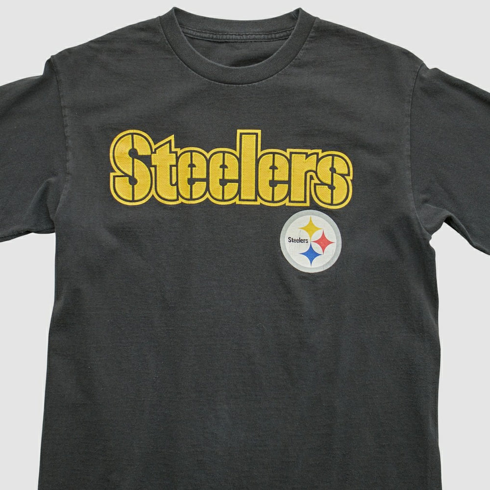 Pittsburgh Steelers 2000s Long Sleeve T-shirt Black Vintage