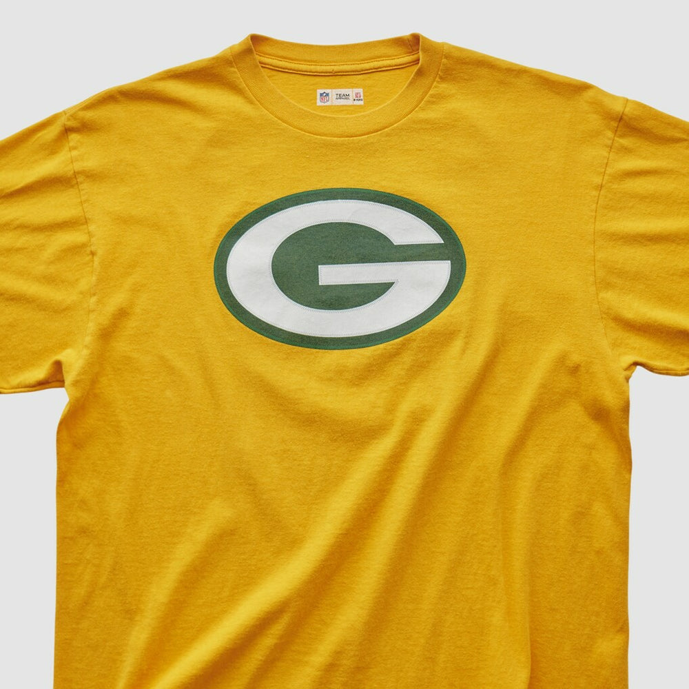 Green Bay Packers NFL 2000s T-shirt Yellow Vintage