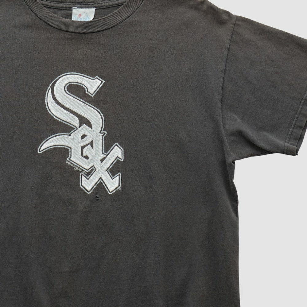Chicago White Sox Majestic 2000s T-shirt - Black - S by Fanatics Real Vintage T-shirts