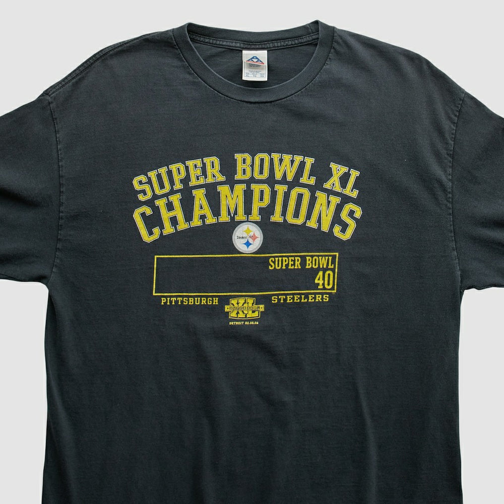 Pittsburgh Steelers Alstyle Apparel 2006 Long Sleeve T-shirt Black Vintage