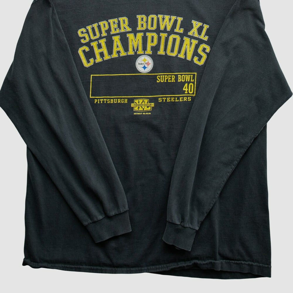 Pittsburgh Steelers Alstyle Apparel 2006 Long Sleeve T-shirt Black Vintage