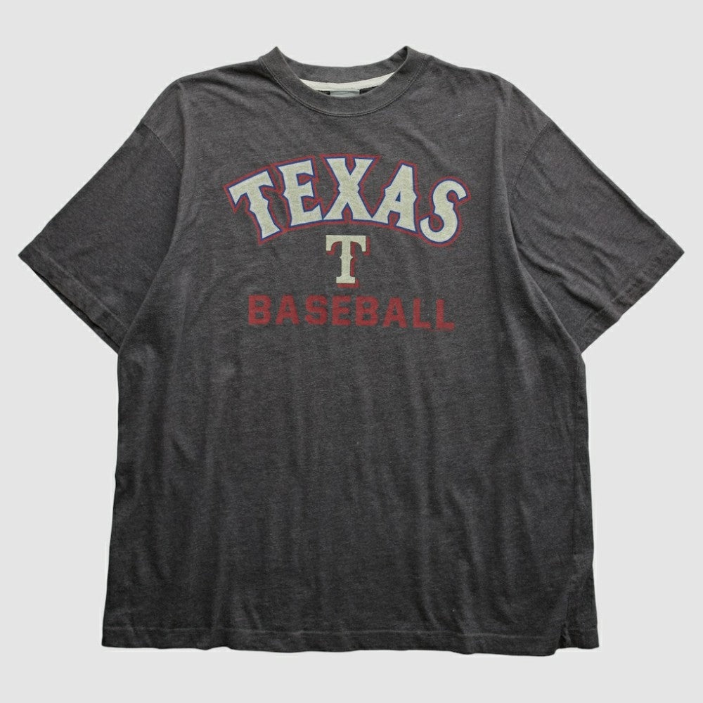 Texas Rangers MLB 2000s T-shirt - Dark Heather Gray - XL by Fanatics Real Vintage T-shirts