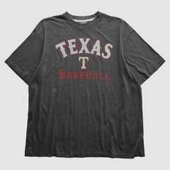 Texas Rangers MLB 2000s T-shirt - Dark Heather Gray - XL by Fanatics Real Vintage T-shirts