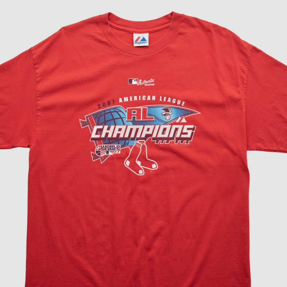 Boston Red Sox Majestic 2007 T-shirt - Red - L by Fanatics Real Vintage T-shirts