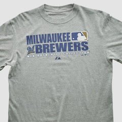 Milwaukee Brewers 2008 T-shirt - Heather Gray - M by Fanatics Real Vintage T-shirts