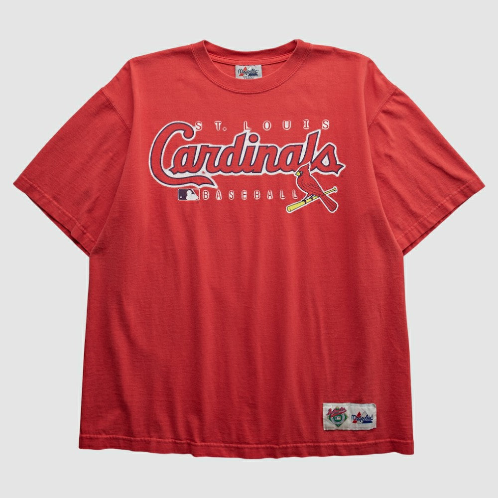 St. Louis Cardinals Majestic 2000s T-shirt - Red - M by Fanatics Real Vintage T-shirts