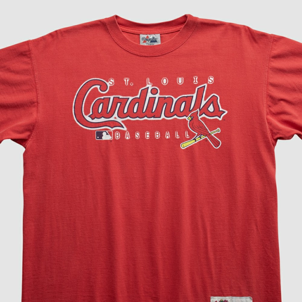 St. Louis Cardinals Majestic 2000s T-shirt - Red - M by Fanatics Real Vintage T-shirts