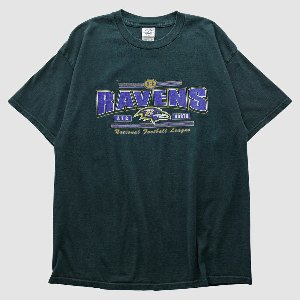 Baltimore Ravens Delta 2000s T-shirt Green Vintage