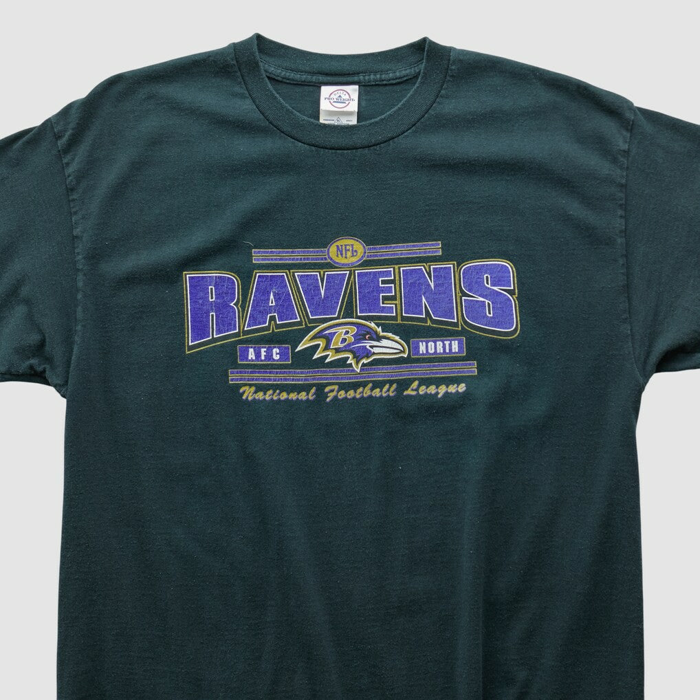 Baltimore Ravens Delta 2000s T-shirt Green Vintage