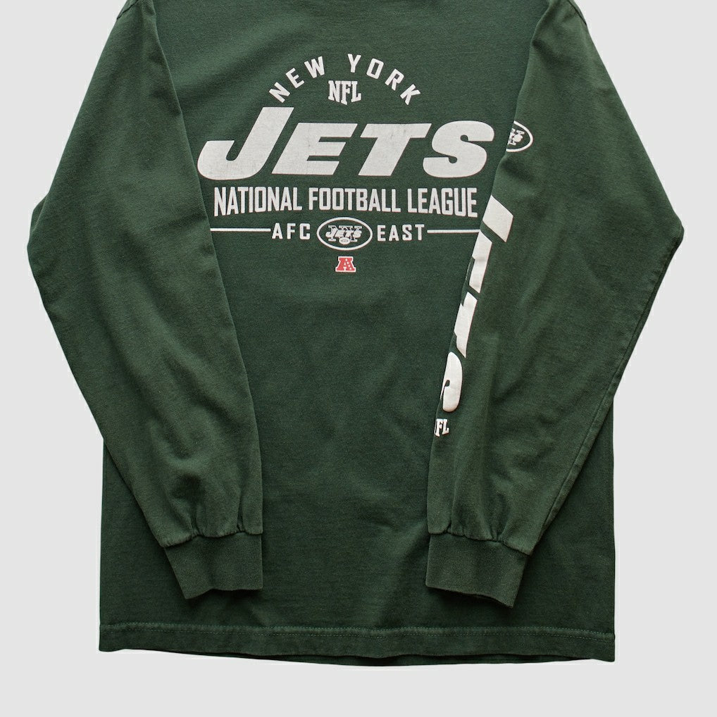 New York Jets Team Edition Apparel 2010s Long Sleeve T-shirt Green Vintage