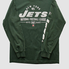 New York Jets Team Edition Apparel 2010s Long Sleeve T-shirt Green Vintage