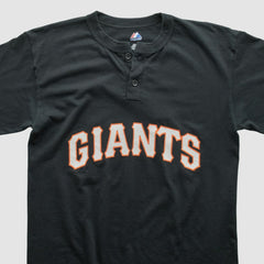 San Francisco Giants Majestic 2000s T-shirt - Black - M by Fanatics Real Vintage T-shirts