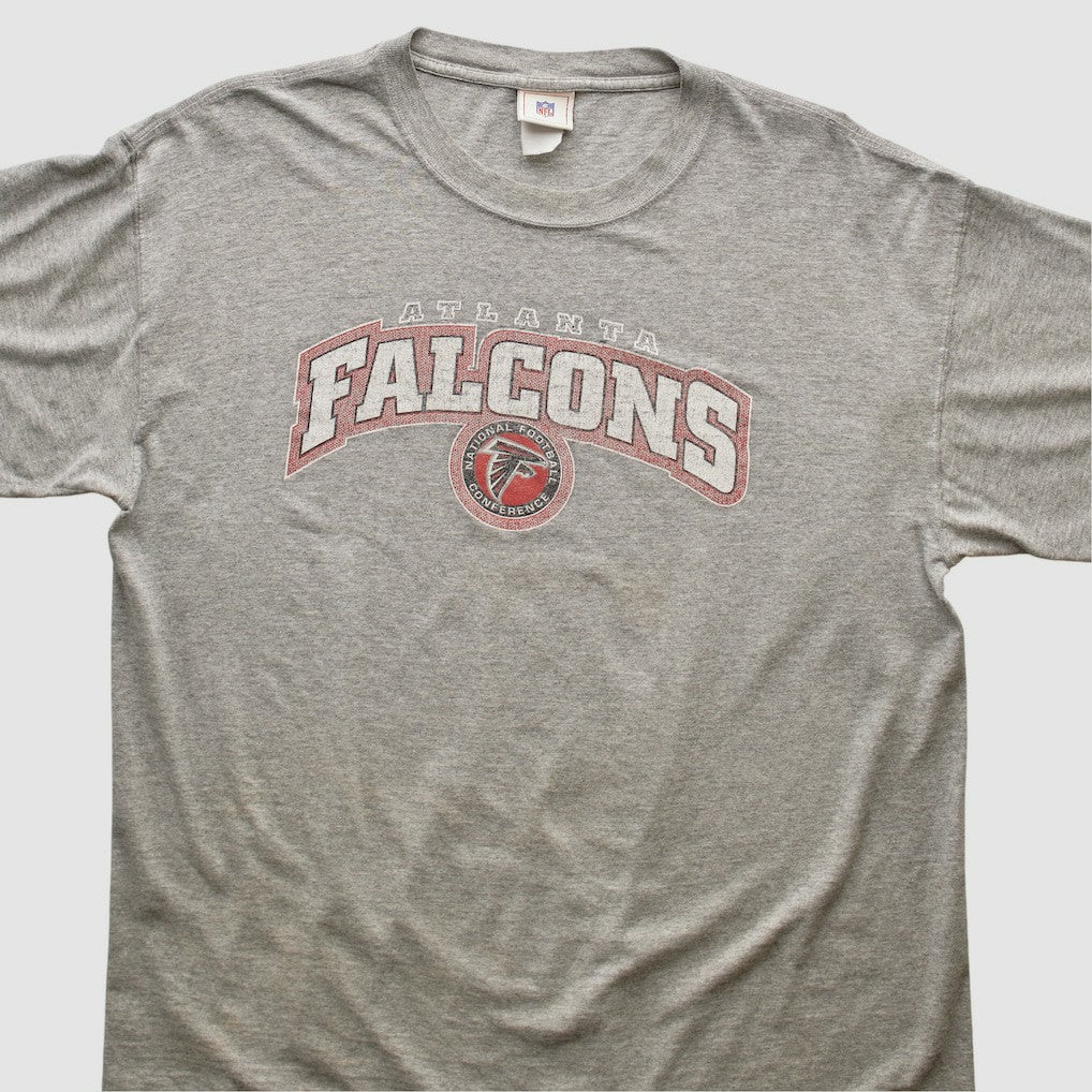 Atlanta Falcons NFL 2000s T-shirt Heather Gray Vintage