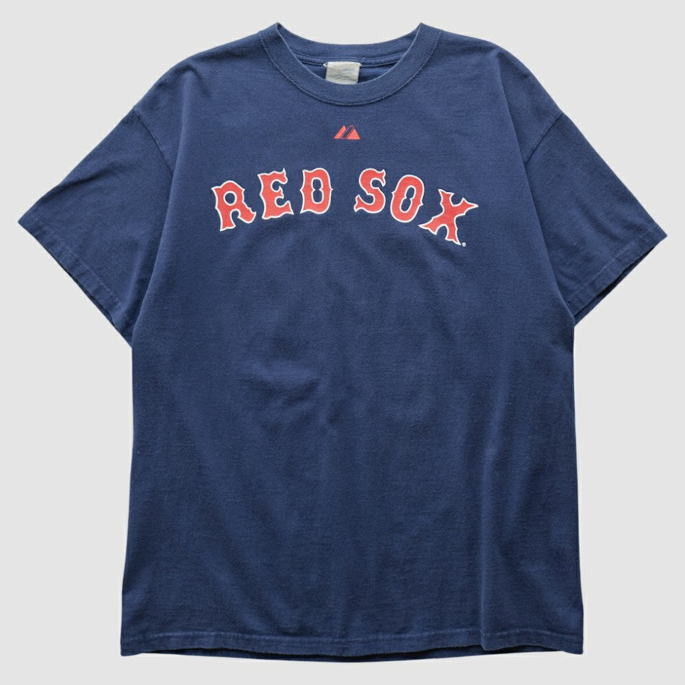 Boston Red Sox Majestic 2000s T-shirt - Navy - S by Fanatics Real Vintage T-shirts