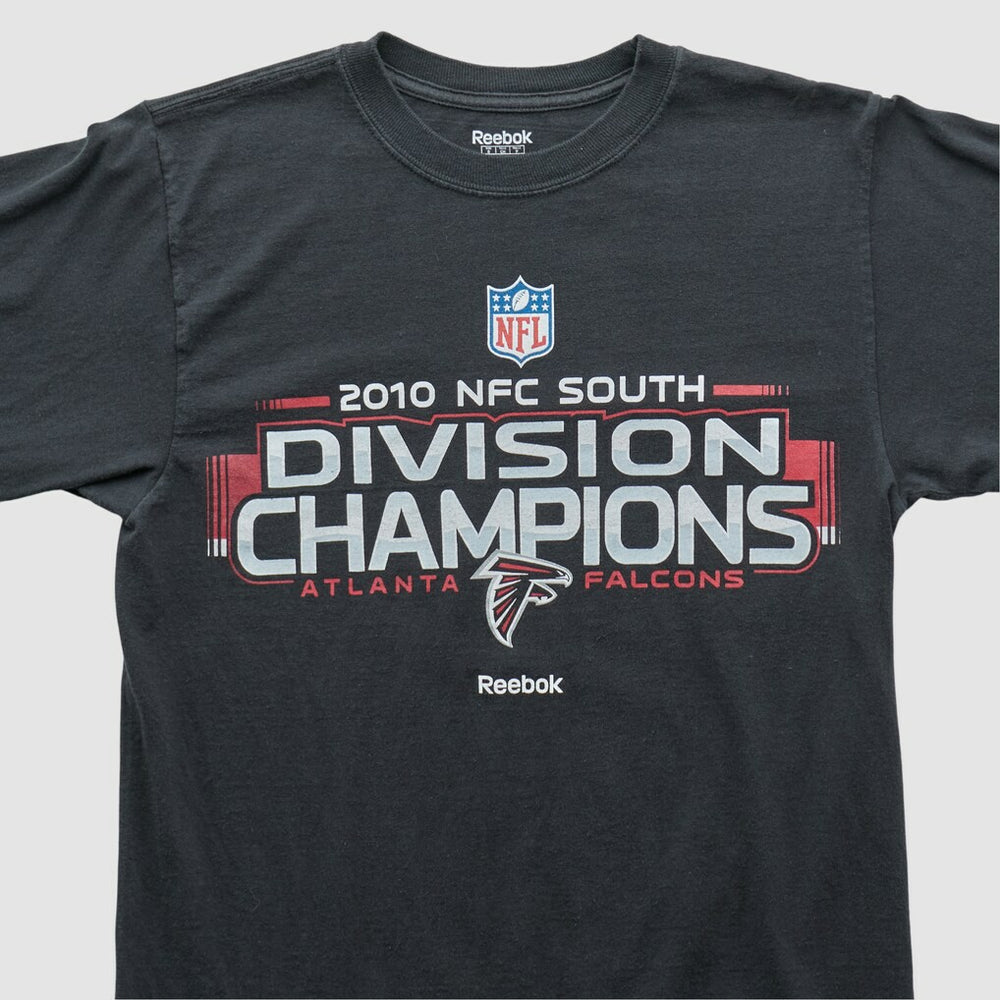 Atlanta Falcons Reebok 2010 Long Sleeve T-shirt Black Vintage