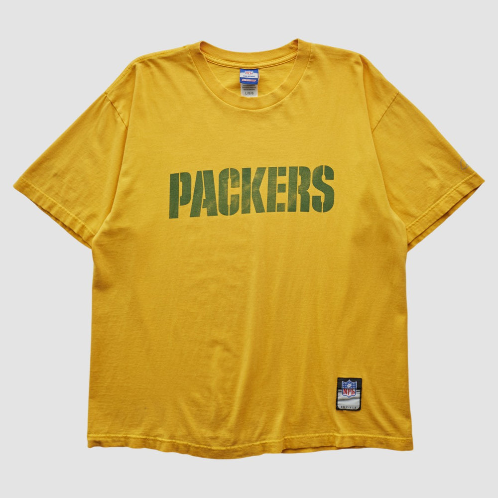 Green Bay Packers Reebok 2000s T-shirt Yellow Vintage