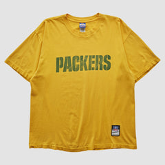 Green Bay Packers Reebok 2000s T-shirt Yellow Vintage