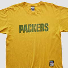 Green Bay Packers Reebok 2000s T-shirt Yellow Vintage
