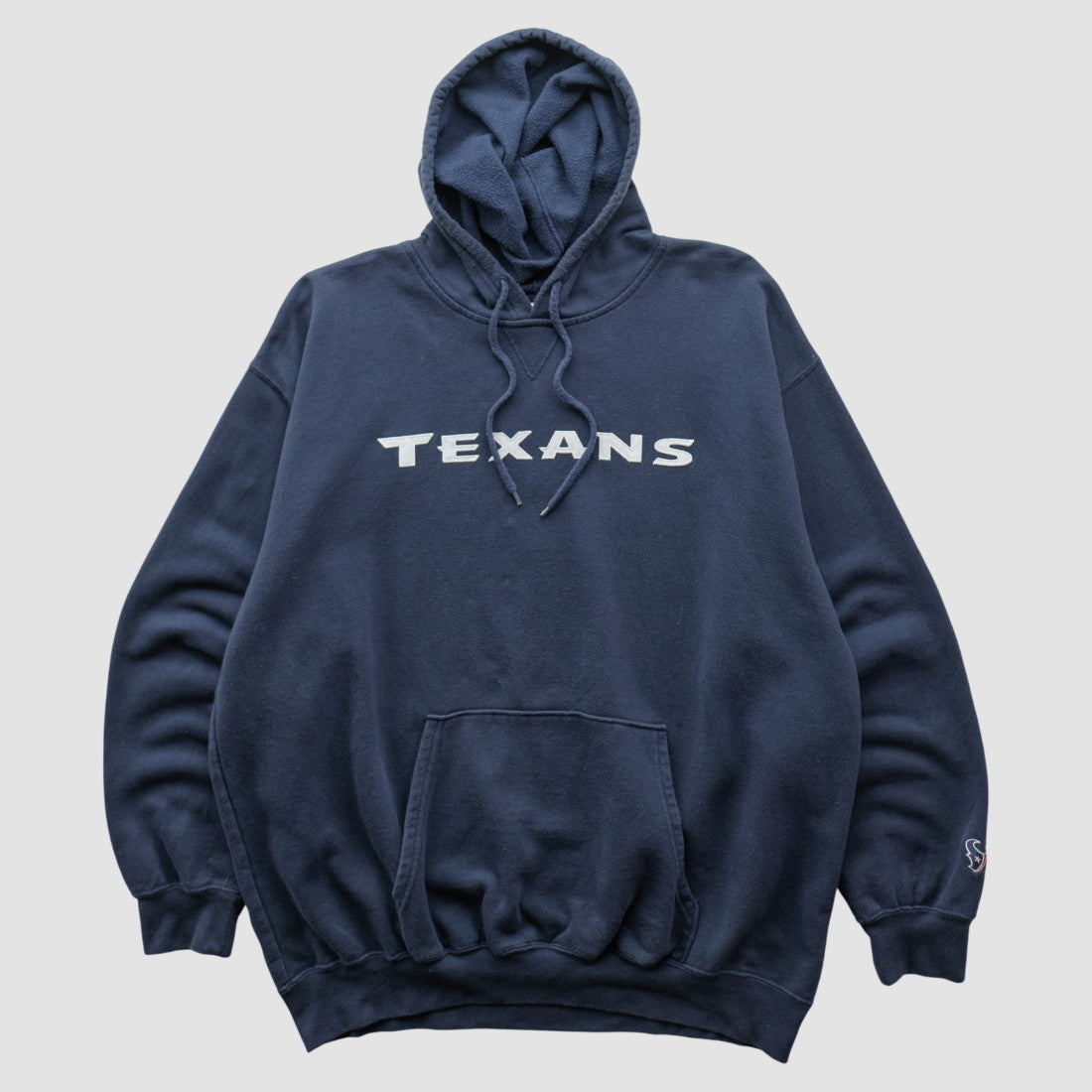 Houston Texans NFL 2010s Hooded Pullover Sweatshirt Navy Vintage