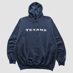Houston Texans NFL 2010s Hooded Pullover Sweatshirt Navy Vintage