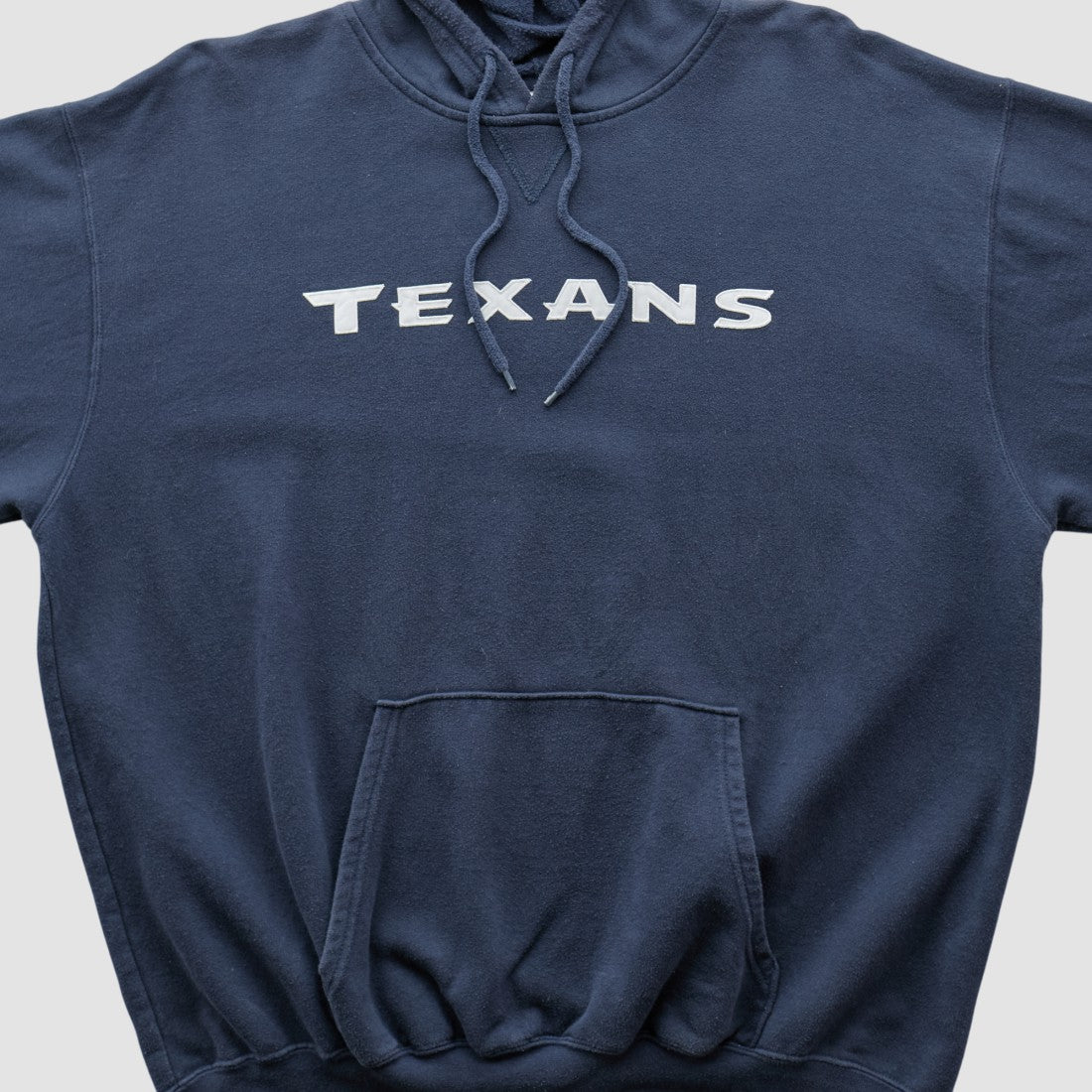 Houston Texans NFL 2010s Hooded Pullover Sweatshirt Navy Vintage