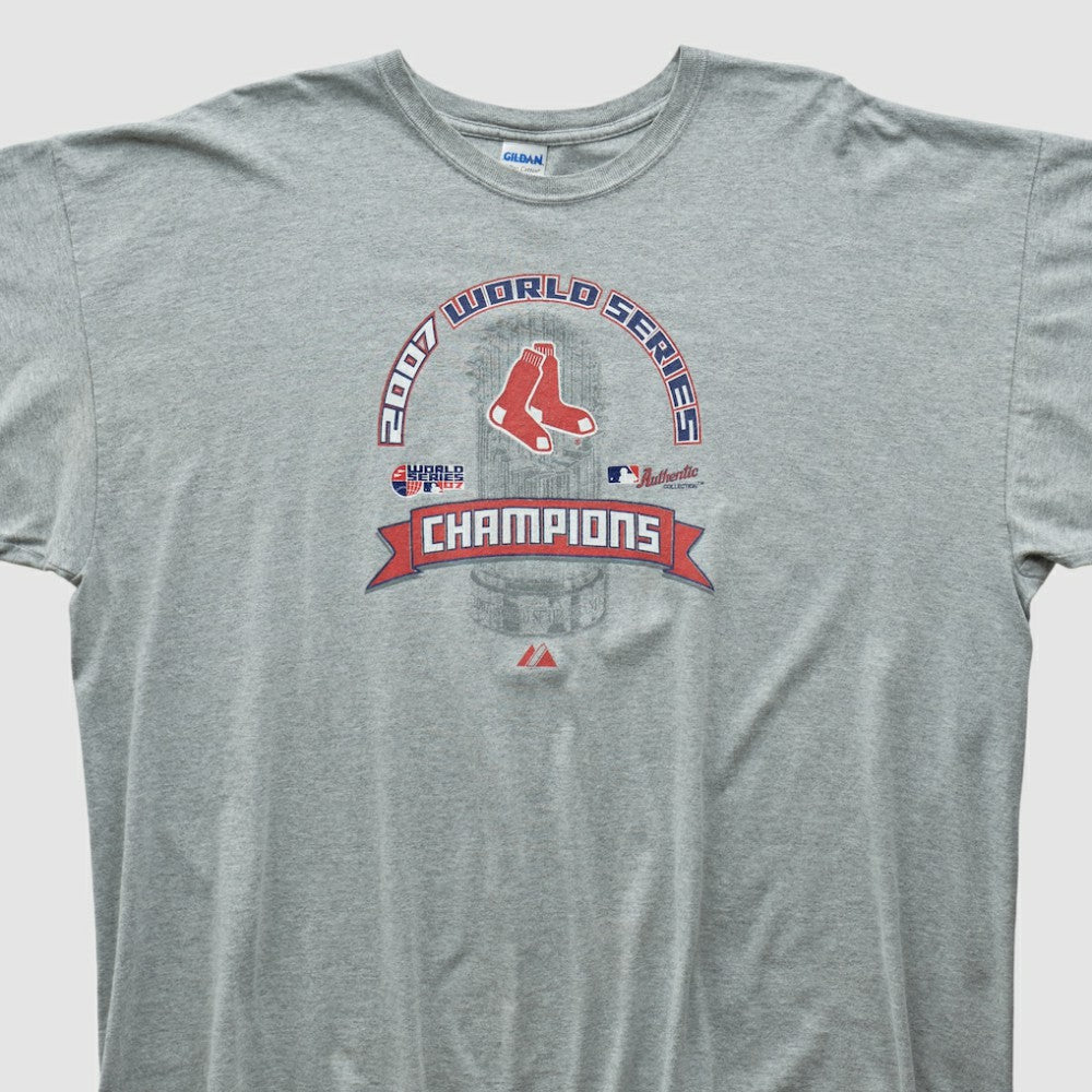 Boston Red Sox Gildan 2007 T-shirt - Heather Gray - 3XL by Fanatics Real Vintage T-shirts