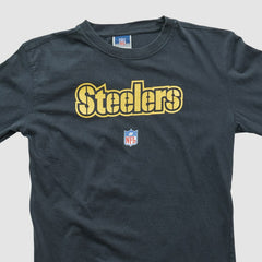 Pittsburgh Steelers Reebok 2000s Long Sleeve T-shirt Black Vintage