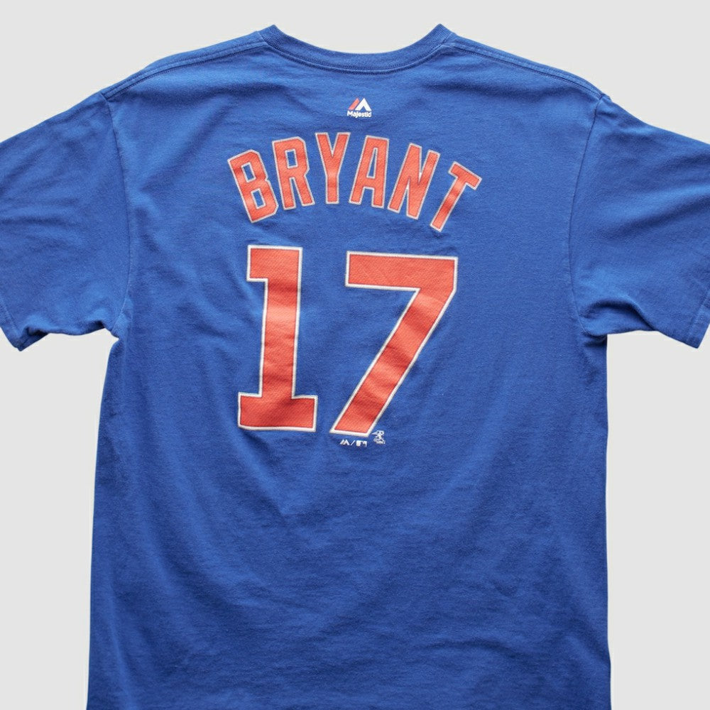 Chicago Cubs Majestic 2015 T-shirt - Blue - M by Fanatics Real Vintage T-shirts