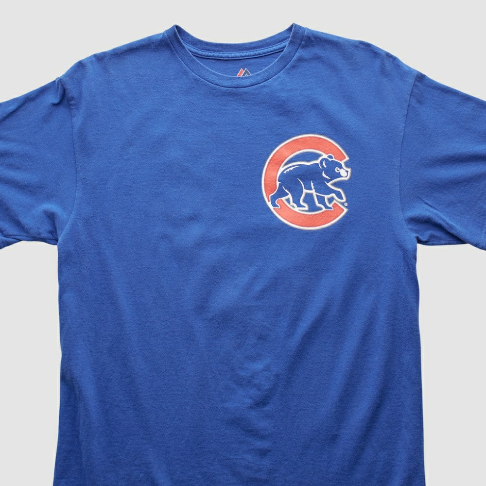 Chicago Cubs Majestic 2015 T-shirt - Blue - M by Fanatics Real Vintage T-shirts