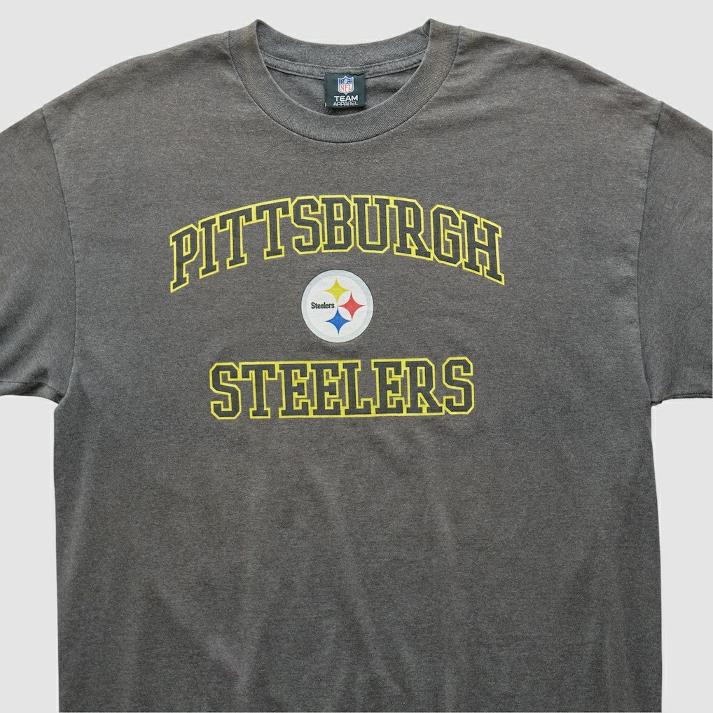 Pittsburgh Steelers NFL 2010s T-shirt Dark Heather Gray Vintage