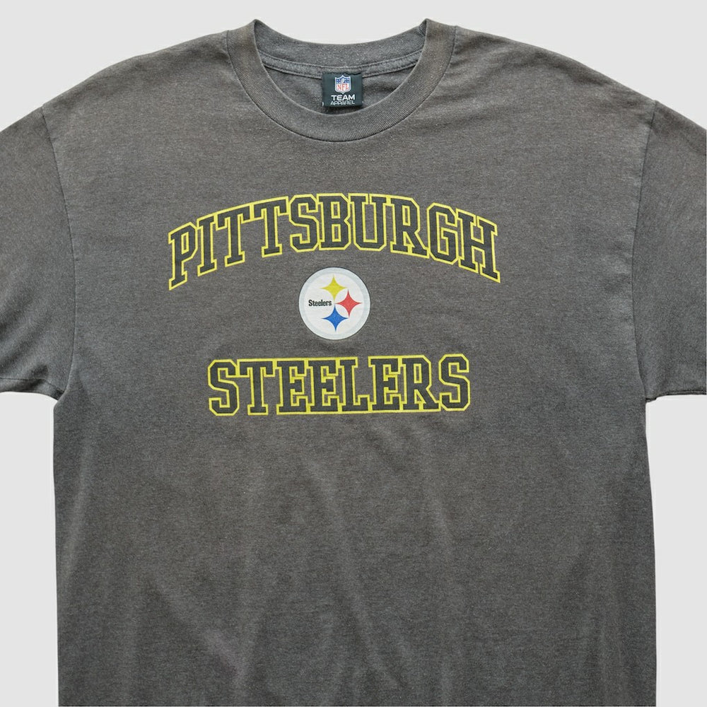 Pittsburgh Steelers NFL 2010s T-shirt Dark Heather Gray Vintage