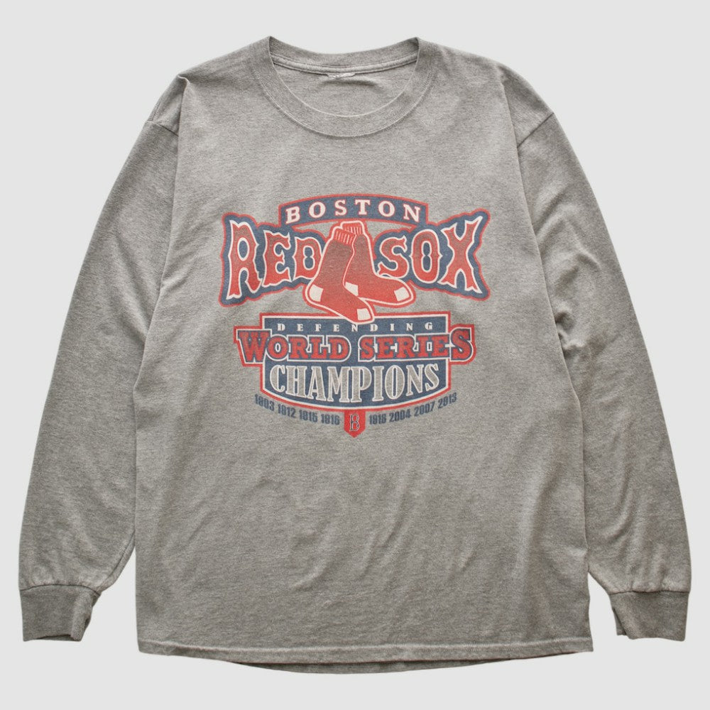 Boston Red Sox 2013 Long Sleeve T-shirt - Heather Gray - S by Fanatics Real Vintage T-shirts
