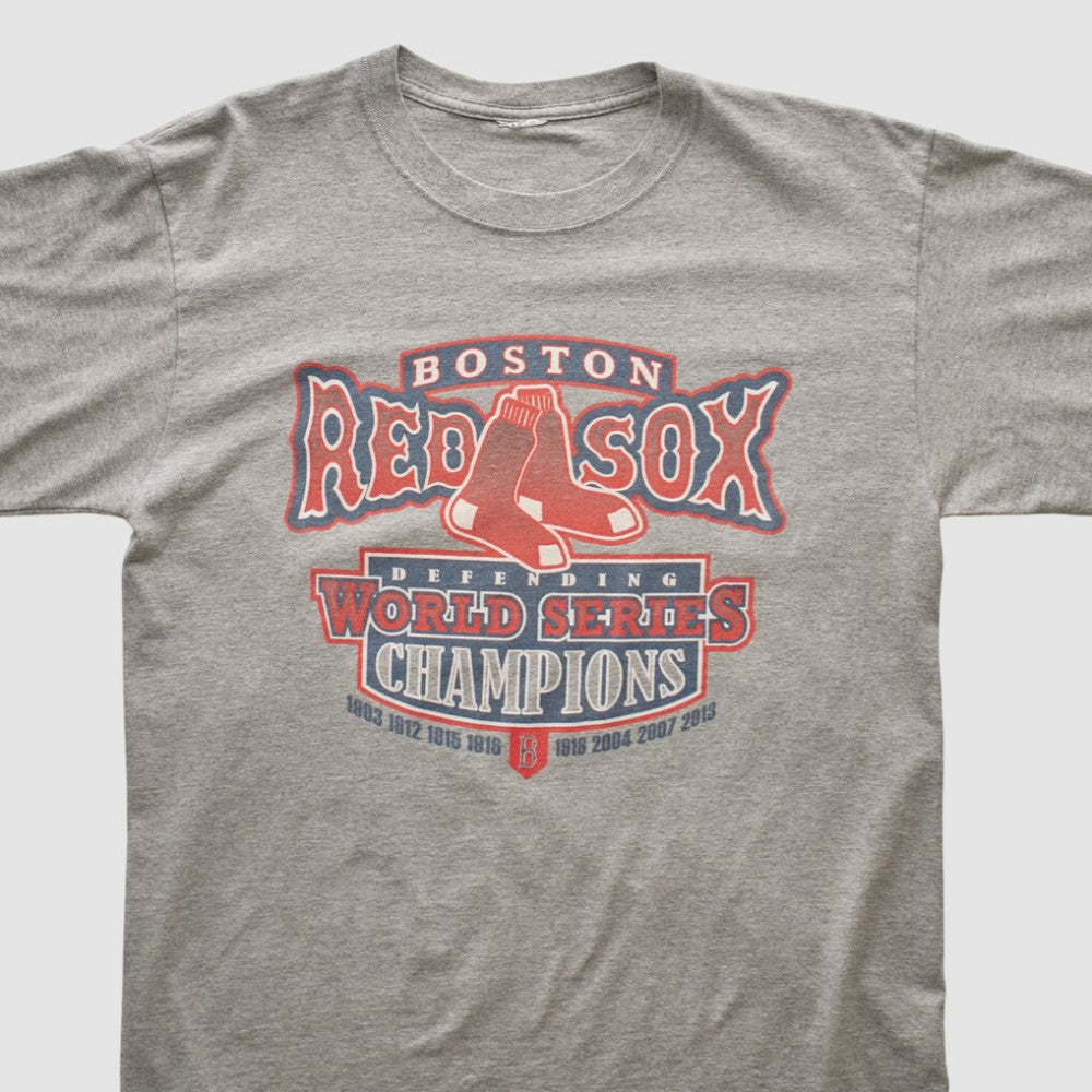 Boston Red Sox 2013 Long Sleeve T-shirt - Heather Gray - S by Fanatics Real Vintage T-shirts