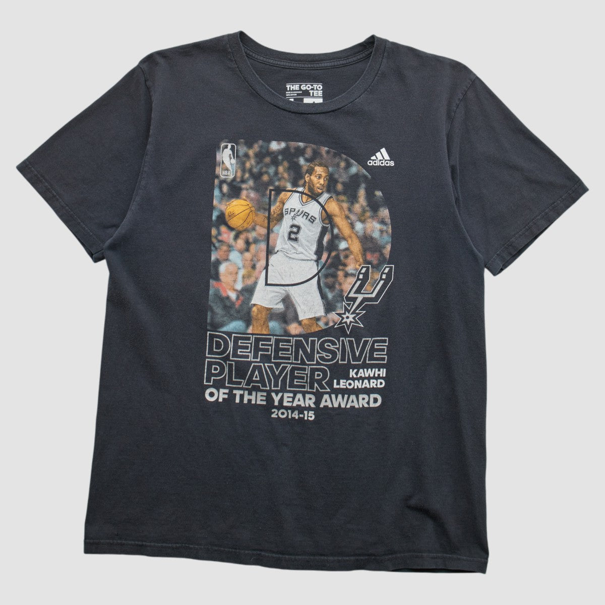 San Antonio Spurs 2015 T-shirt Black Vintage