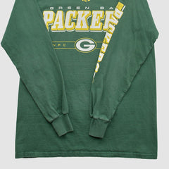 Green Bay Packers Team Edition Apparel 2000s Long Sleeve T-shirt Green Vintage