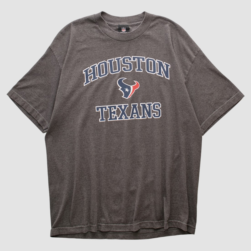 Houston Texans NFL 2010s T-shirt Dark Heather Gray Vintage