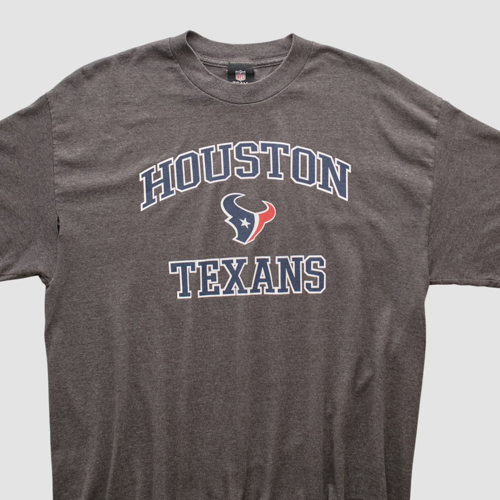 Houston Texans NFL 2010s T-shirt Dark Heather Gray Vintage