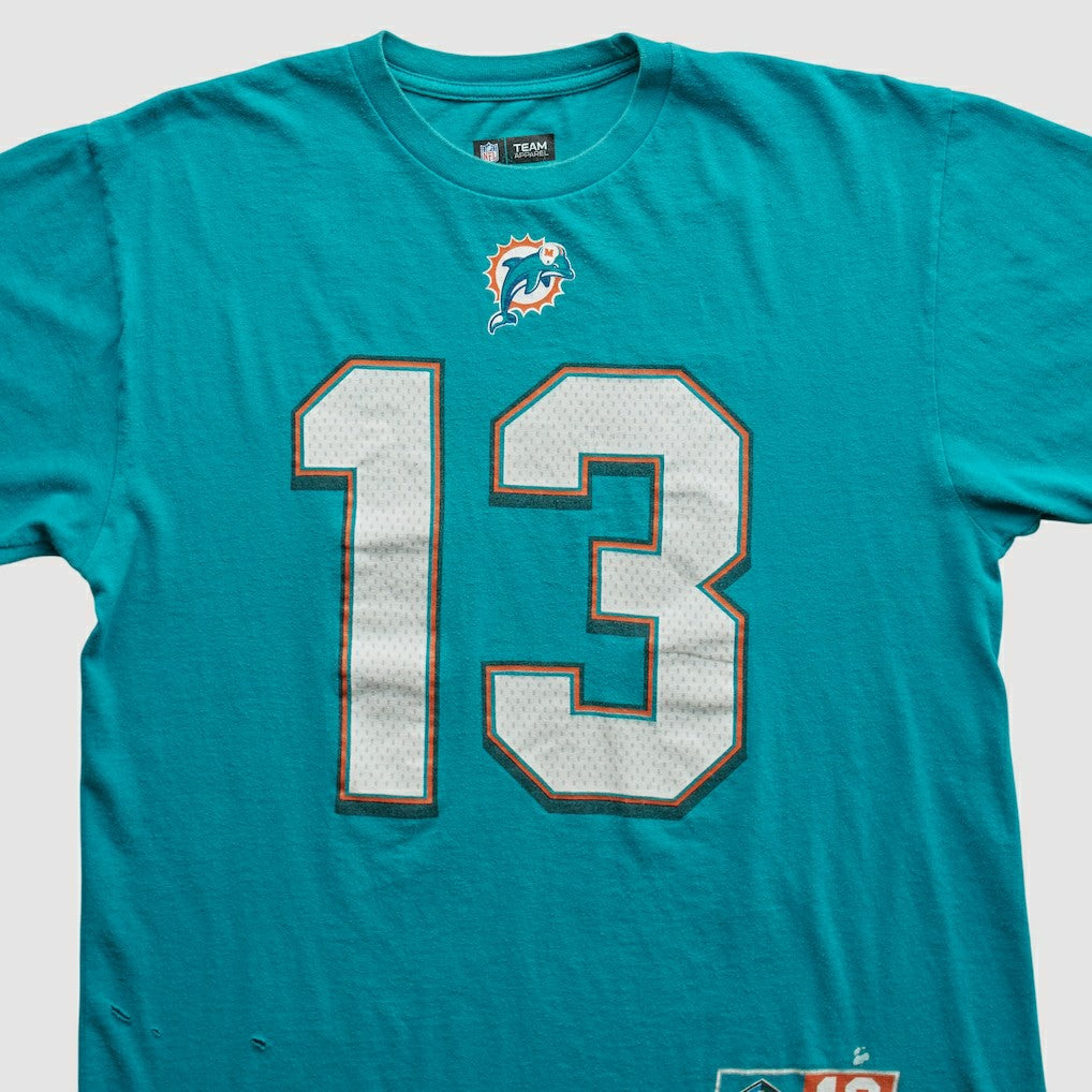 Miami Dolphins Team Edition Apparel 2000s T-shirt Teal Vintage