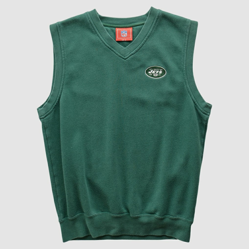 New York Jets NFL 2000s Pullover Sweatshirt Green Vintage