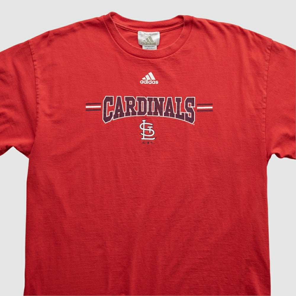 St. Louis Cardinals Adidas 2000s T-shirt - Red - S by Fanatics Real Vintage T-shirts