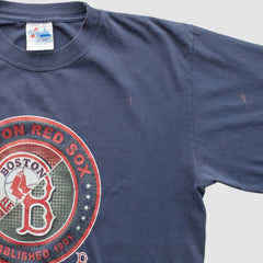 Boston Red Sox Majestic 2000s T-shirt - Navy - M by Fanatics Real Vintage T-shirts
