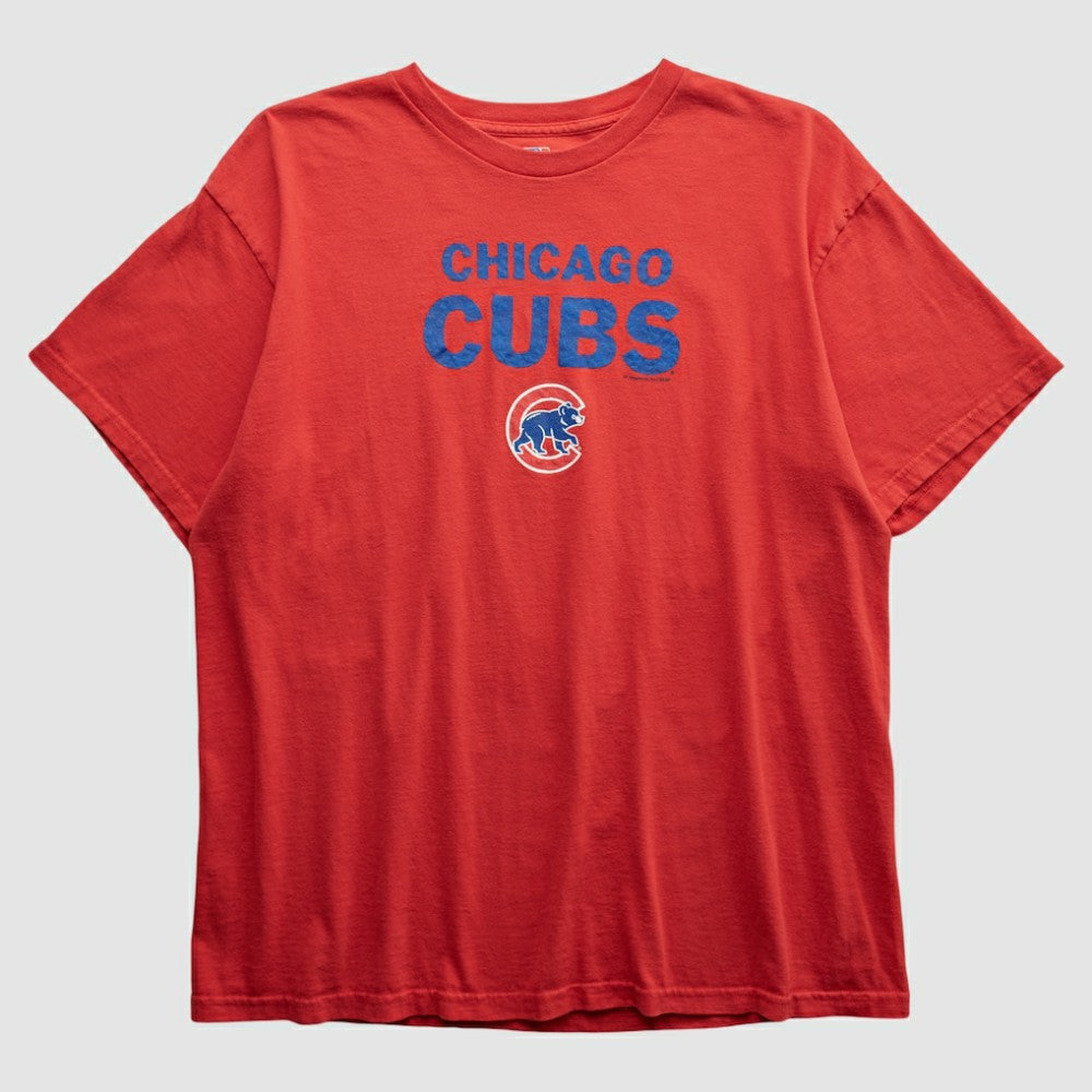Chicago Cubs MLB 2000s T-shirt - Red - M by Fanatics Real Vintage T-shirts
